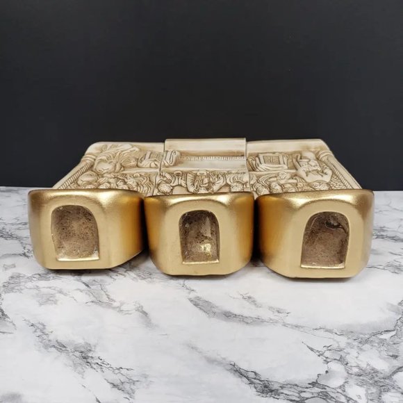 Last Supper Angels Two Sided Candle Holders Vintage - Picture 7 of 10